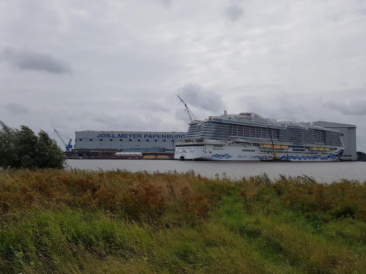 Idyllisches Ferienhaus Naehe Meyer Werft Папенбург Екстериор снимка
