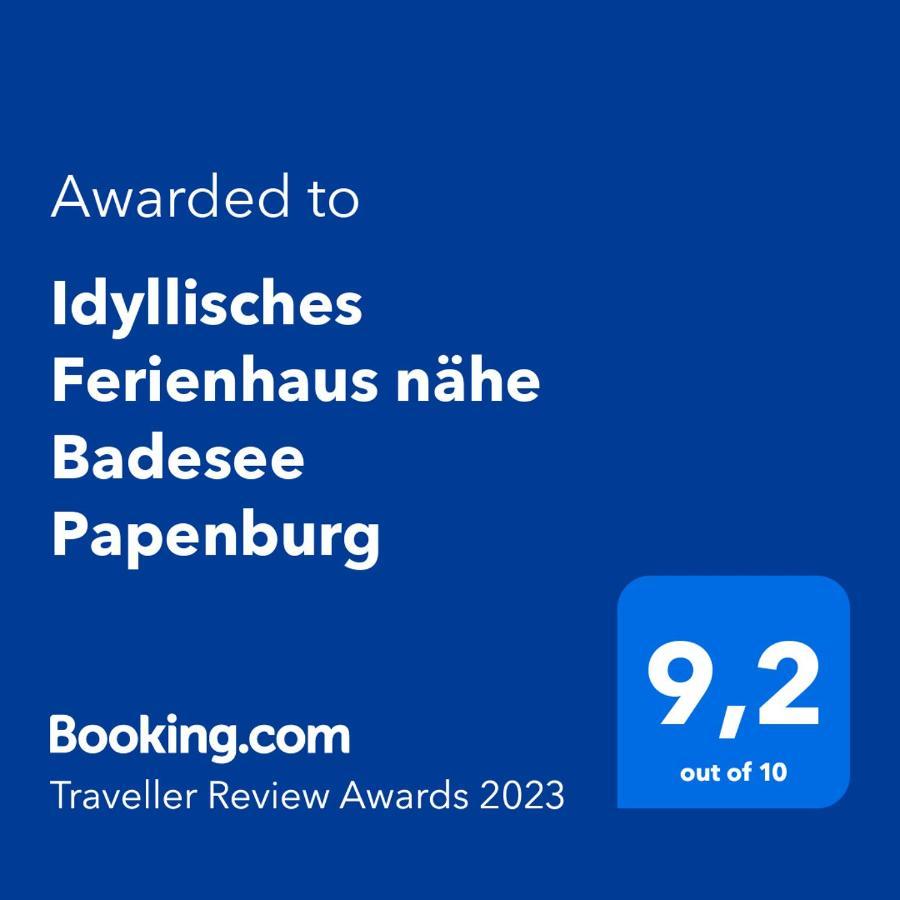 Idyllisches Ferienhaus Naehe Meyer Werft Папенбург Екстериор снимка